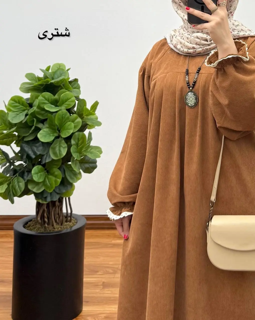 مانتو آیناز ( با پارچه کبریتی ) ۲